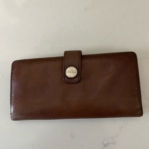 Brown Leather Hobo wallet